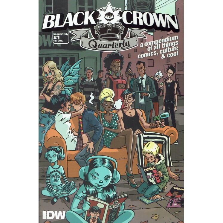 Black Crown quarterly 1 di Davis in lingua originale ed. IDW OL15