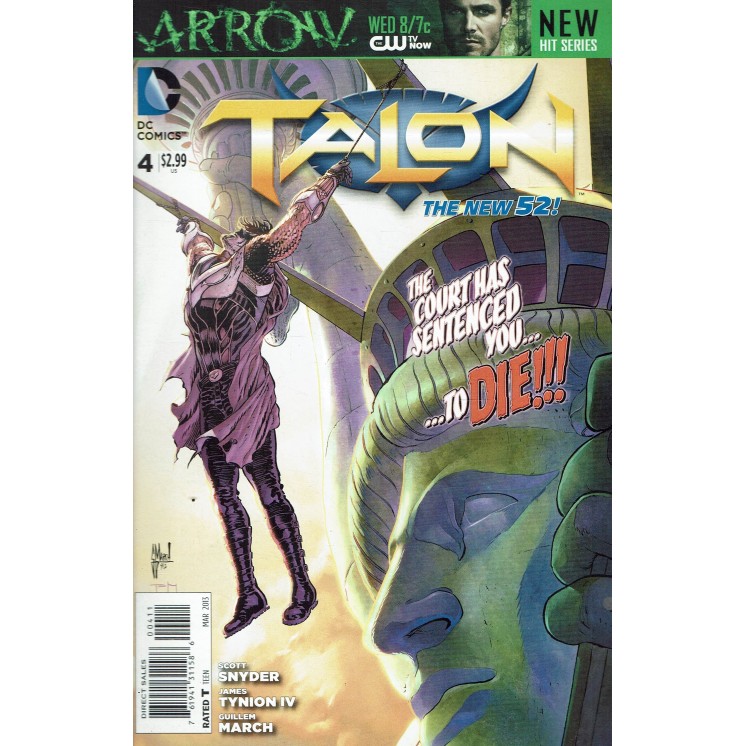 Talon  4 di March in lingua originale ed. Dc Comics OL15