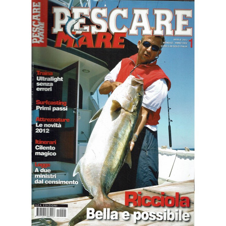 Pescare edizione mare n.   1 anno 2012 ed. Gea FF15