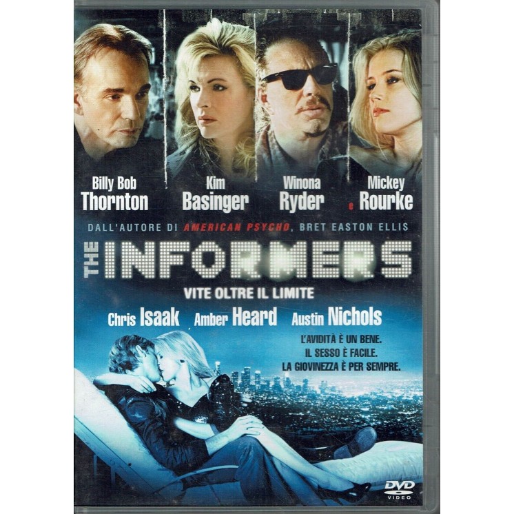 DVD The informers vite oltre il limite ed. Sony Pictures ita usato B11