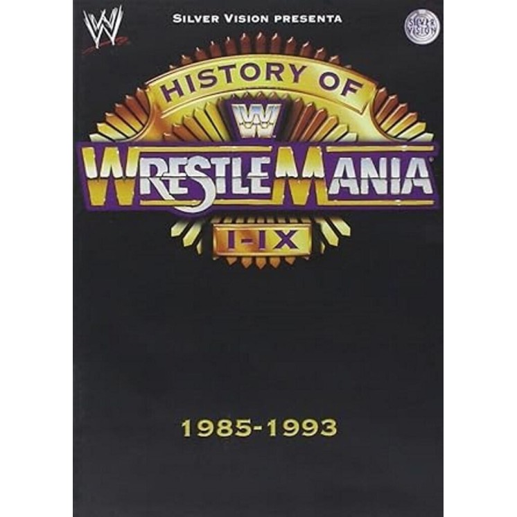 DVD History of wrestle mania I IX ed. Home Video ita usato B33