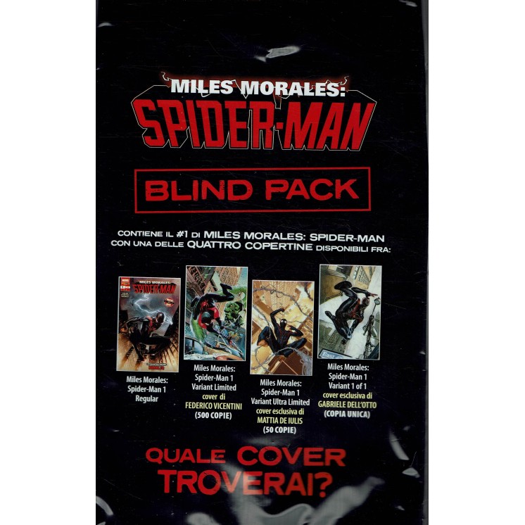 Miles Morales Spider-Man blind pack NUOVO ed. Panini Comics FU25