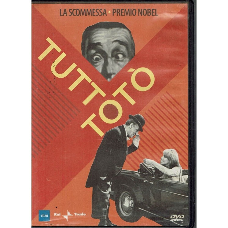 DVD Tutto Totò la scommessa e premio nobel ed. Elleu ita usato B07