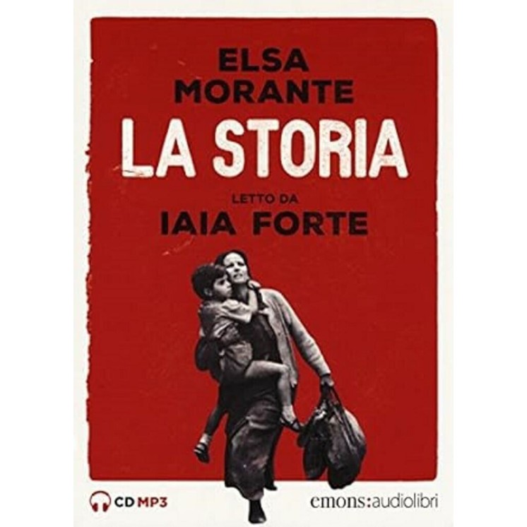 AUDIOLIBRO La storia con Elsa Morante ed. Emons ita usato B14