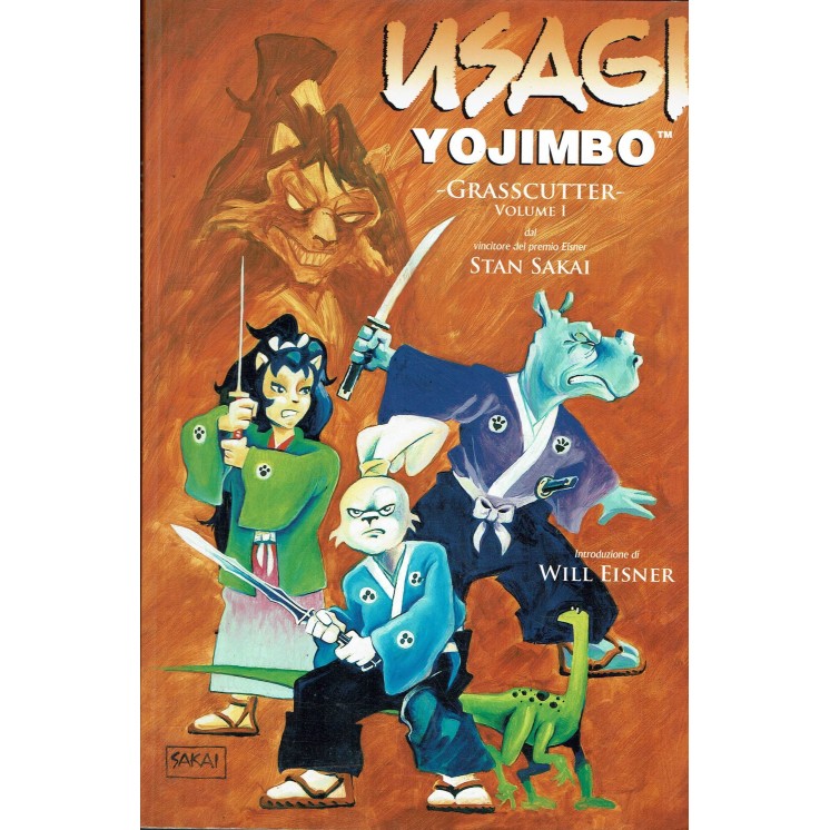 Usagi Yojimbo grasscutter 1 di Stan Sakai ed. Bottero SU31
