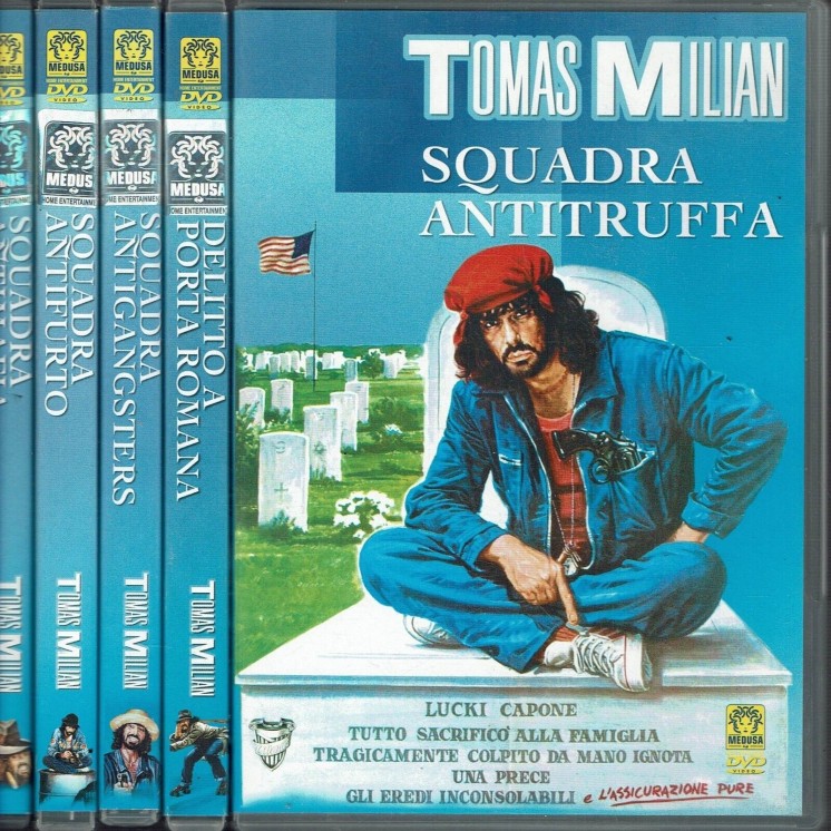 DVD Tomas Milian 5 film ed. MeDusa ita usato B15