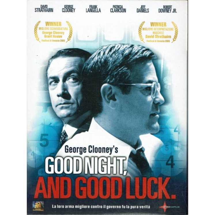 DVD Good night, and good luck ed. 20th Century Fox EDITORIALE ita usato B22