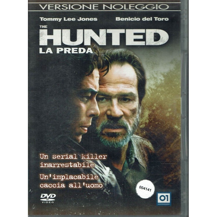DVD  The hunted la preda ed. 01 Distribution EX NOLEGGIO ita usato B23