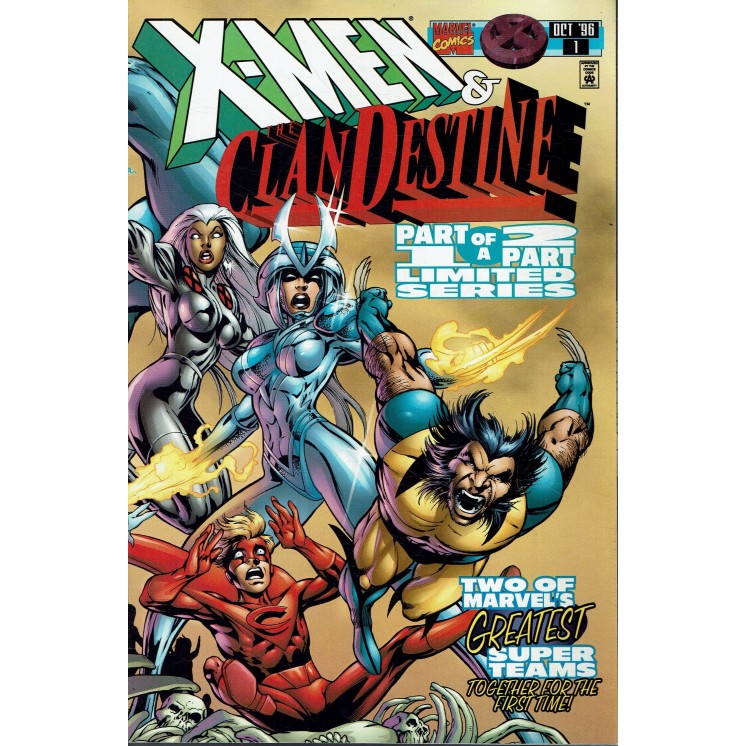 X men and the clan destine 1 oct '96 di Alan Davis ed. Marvel Comics OL03