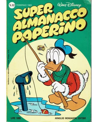 Super Almanacco Paperino n.32 febbraio '83 di Walt Disney ed. Mondadori FU49