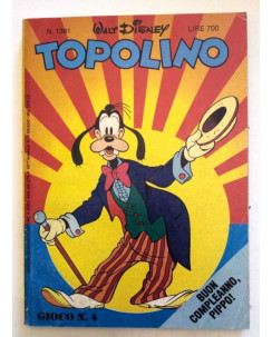 Topolino n.1381 * 16 maggio 1982 Walt Disney Mondadori