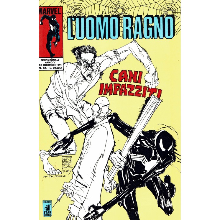 L'Uomo Ragno N.  86 cani impazziti ed.Star Comics - Spiderman