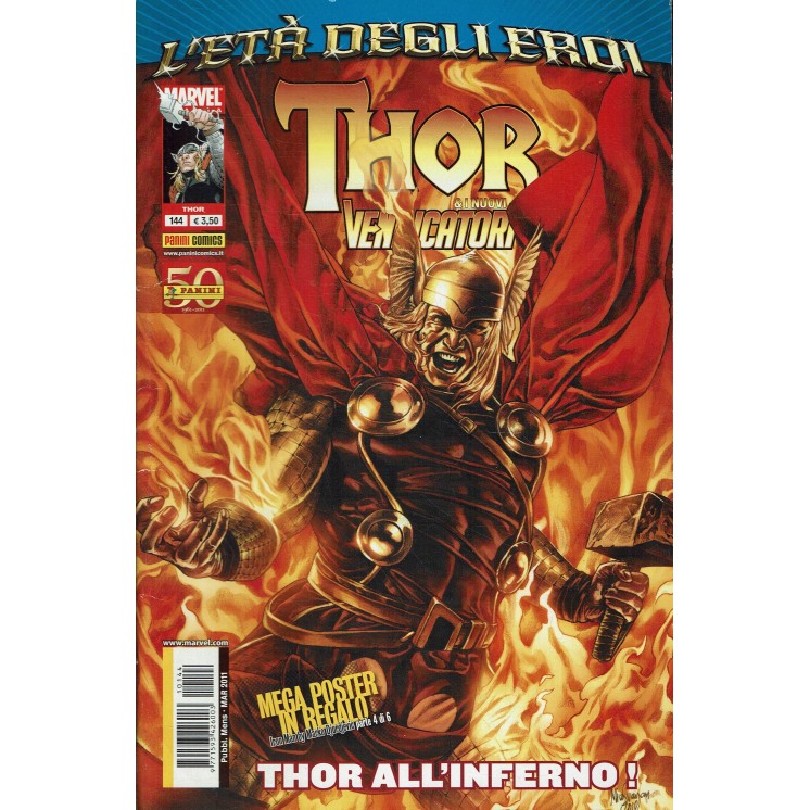Thor e i nuovi vendicatori 144 Thor all'inferno di Gillen ed. Panini Comics