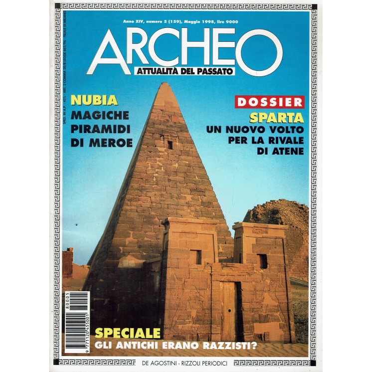 Archeo n. 159 anno '98 Sparta nuovo volto per rivale Atene ed. De Agostini FF03