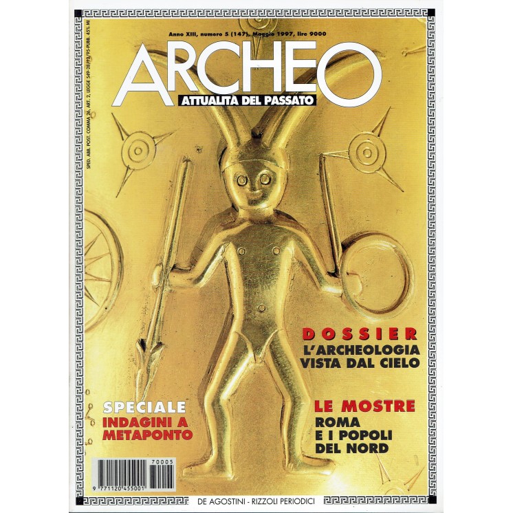 Archeo n. 147 anno '97 l'archeologia vista dal cielo ed. De Agostini FF05