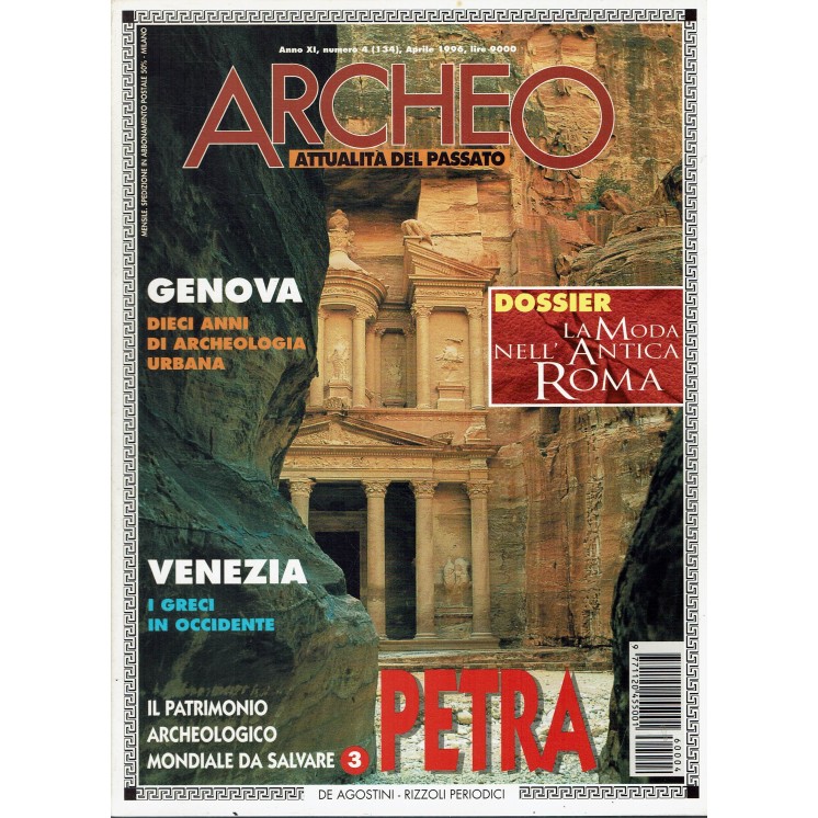 Archeo n. 134 anno '96 la moda nell'antica Roma ed. De Agostini FF05