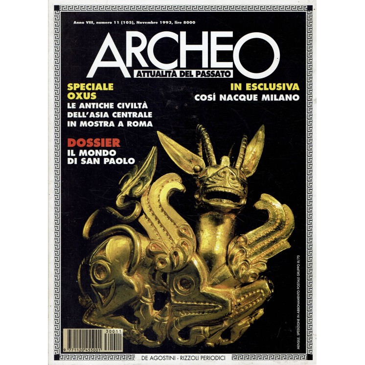 Archeo n. 105 anno '93 il mondo di San Paolo ed. De Agostini FF05