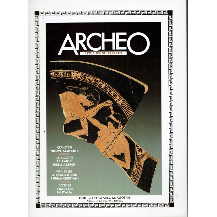 Archeo  12 anno '86 i barbari nell'Italia ed. De Agostini FF01