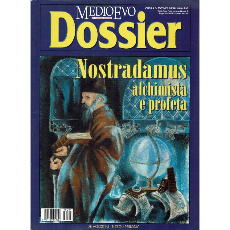 Medioevo dossier  4 Nostradamus alchimista profeta ed. De Agostini FF12
