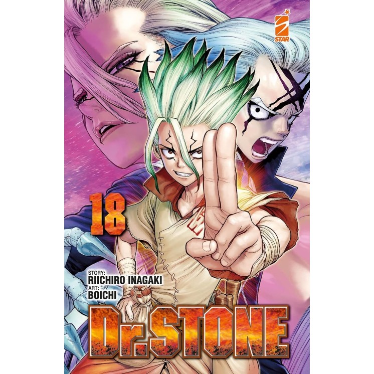 Dr. Stone 18 di R. Inagaki e Boichi ed. Star Comics NUOVO