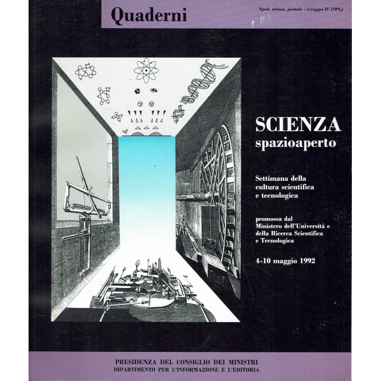 Scienza spazio aperto 1992 ed. Presidenza Consiglio Ministri A31