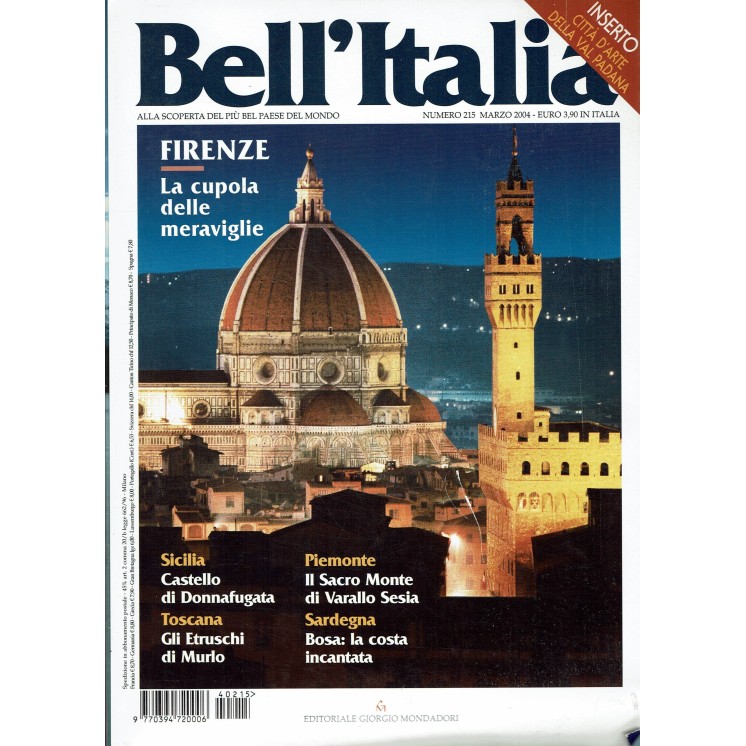 Bell'Italia 215 mar. 2004 Firenze cupola delle meraviglie ed. Mondadori FF12