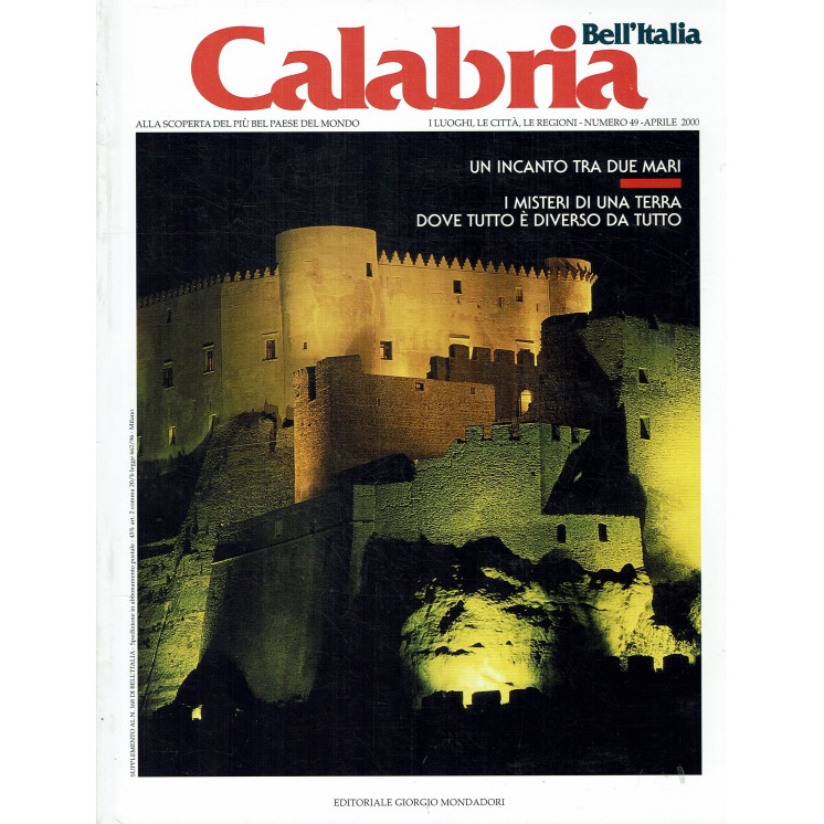 Bell'Italia  49 apr. 2000 Calabria incanti tra due mari ed. Mondadori FF12