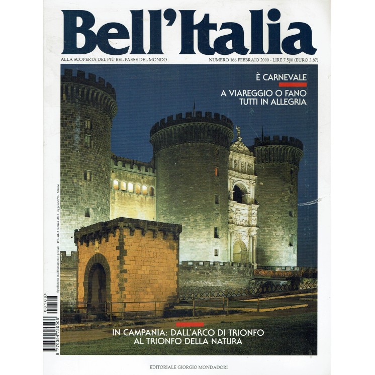 Bell'Italia 166 febr. 2000 è carnevale a Viareggio ed. Mondadori FF01