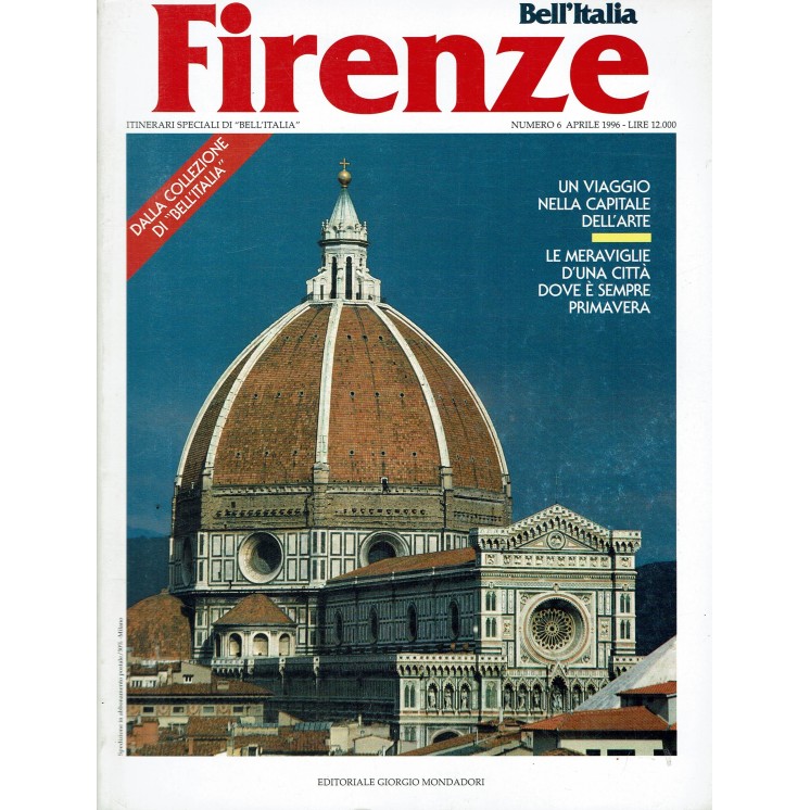 Bell'Italia   6 apr. 1996 Firenze ed. Mondadori FF01