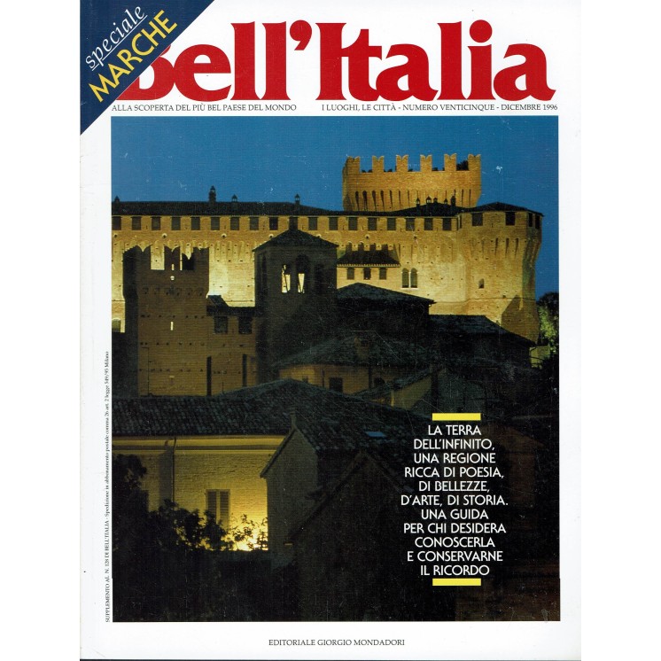 Bell'Italia  27 mar. 1997 dal mare alla montagna ed. Mondadori FF04