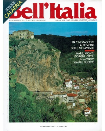 Bell'Italia  28 apr. 1997 speciale Calabria ed. Mondadori FF04