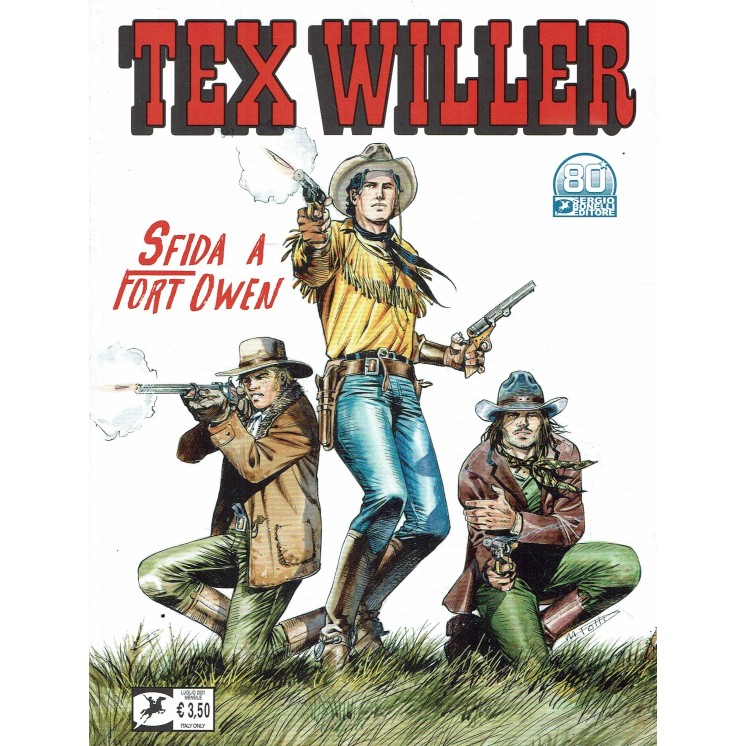 Tex Willer  33 sfida a Fort Owen di Brindisi ed. Bonelli