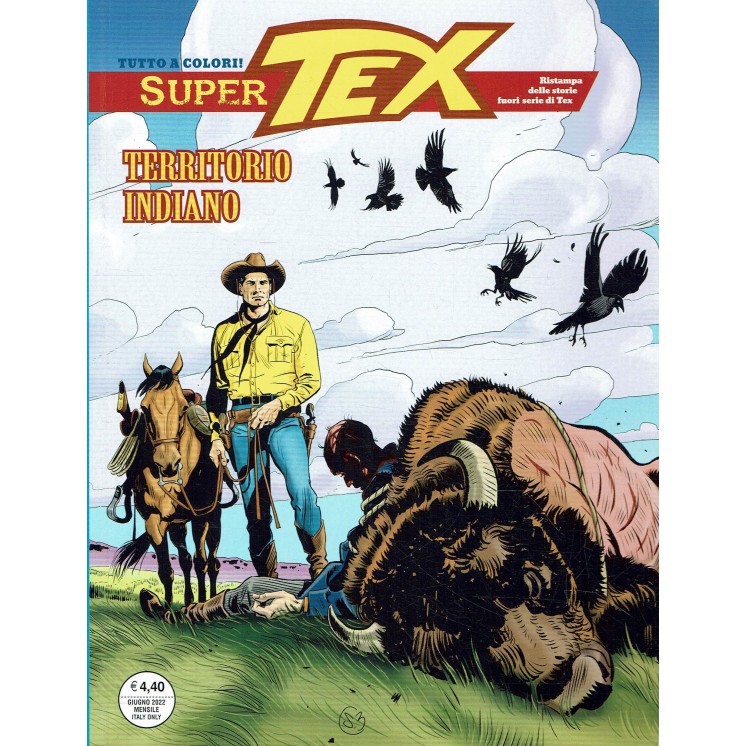 Super Tex tutto a colori  8 territorio indiano di Ortiz ed. Bonelli BO07