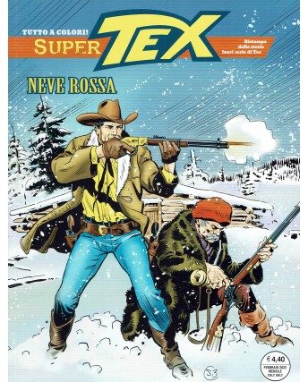 Super Tex tutto a colori  4 neve rossa di Ortiz ed. Bonelli BO07