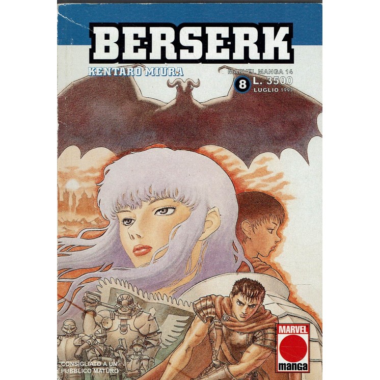 Berserk n.  8  di Kentaro Miura Prima Edizione Panini