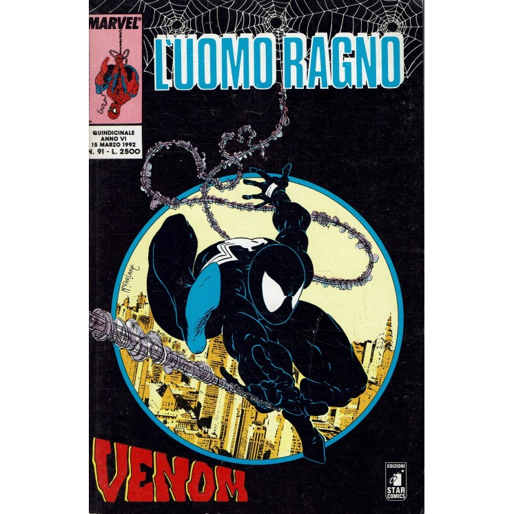 L'Uomo Ragno n.  91 Prima Apparizione VENOM ed. Star Comics