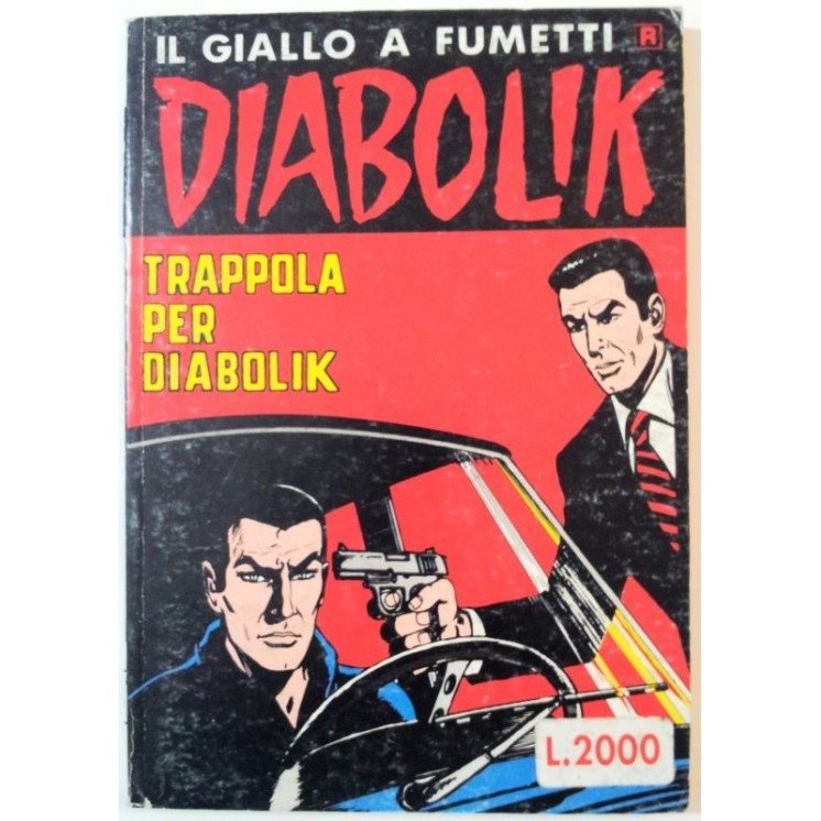 Diabolik R costa bianca n. 256 * Trappola per Diabolik 1,10€