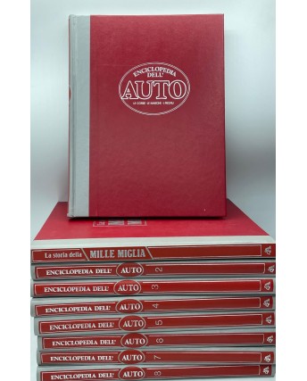 Enciclopedia auto seq. COMPLETA 1/8 speciale Mille miglia ed. DeAgostini FF18