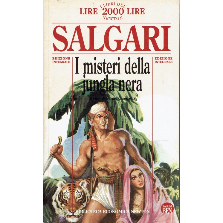Emilio Salgari : misteri jungla INTEGRALE ed. Biblioteca Economica Newton A60