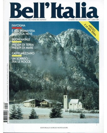 Bell'Italia 140 dic. 1997 Favogna Arezzo ed. Mondadori FF11