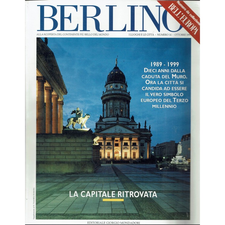 Bell'Europa  14 ott. 1995 Berlino ed. Mondadori FF11