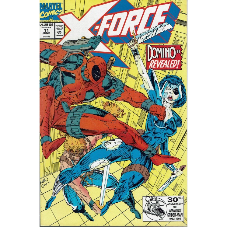 X-Force  11 june '92 di Liefeld in lingua originale ed. Marvel Comics OL17