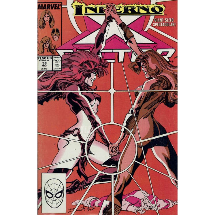 X Factor 38 mar '88 Inferno di Simonson in lingua originale ed. Marvel OL16