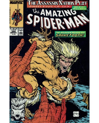 The Amazing Spider-Man 324 nov '89 in lingua originale ed. Marvel OL07