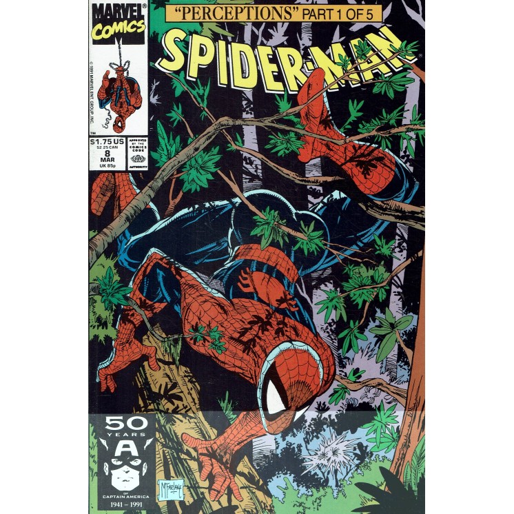 Spider-Man    8 mar '91 di McFarlane in lingua originale ed. Marvel Comics OL09
