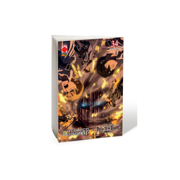 L'Attacco dei Giganti n.34 VARIANT ANIME di Isayama NUOVO ed. Panini