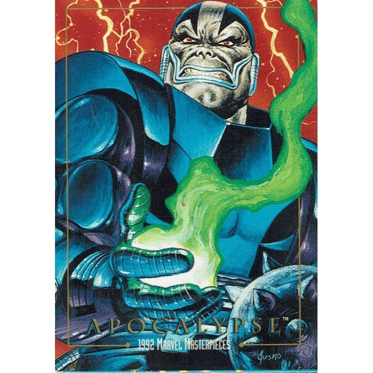 Marvel Masterpieces   9 Apocalypse CARD ed. Sky Box Gd05