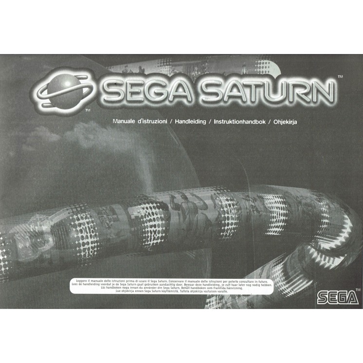 SEGA Saturn manuale d'istruzioni ed. SEGA B41