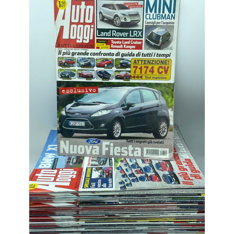 Auto Oggi annata 2008 seq. COMPLETA 1/52 no 48 ed. Mondadori FF07