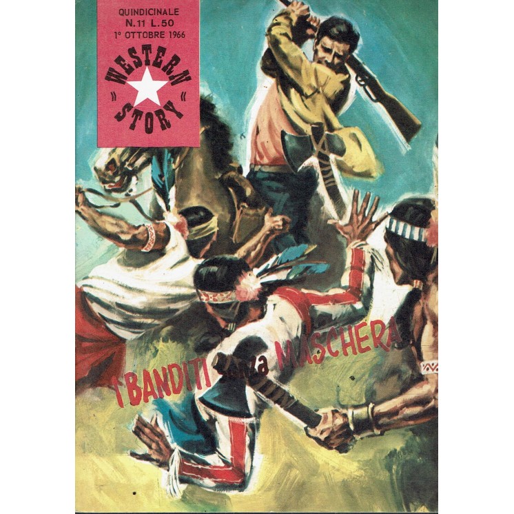 Western story  11 i banditi senza maschera ed. Europer BO05